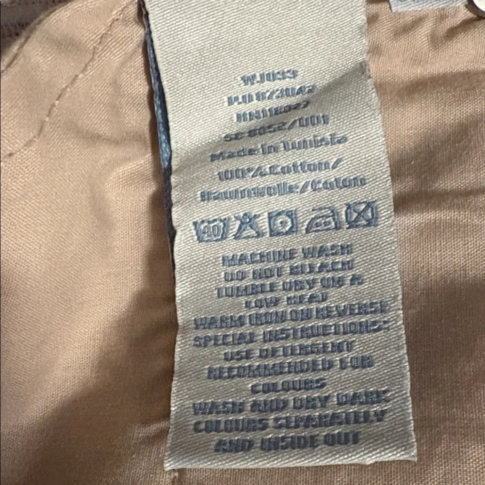 NWT Boden Seersucker Blue and White Stripe Cotton Shorts with Cuffs size 6 - Picture 7 of 8